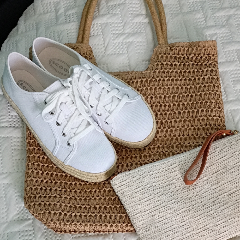 White Canvas Sneakers Bundle